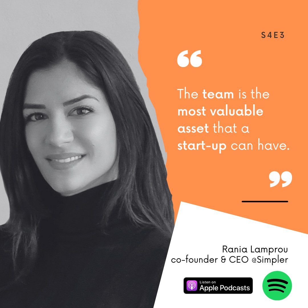 ridingunicorns_'s tweet photo. "The team is the most valuable asset that a start-up can have."  - @Ranialam co-founder &amp; CEO @SimplerSo 🙌

Full episode out now @ApplePodcasts + @spotifypodcasts 🎙 🦄 https://t.co/r4DVRxTgNI