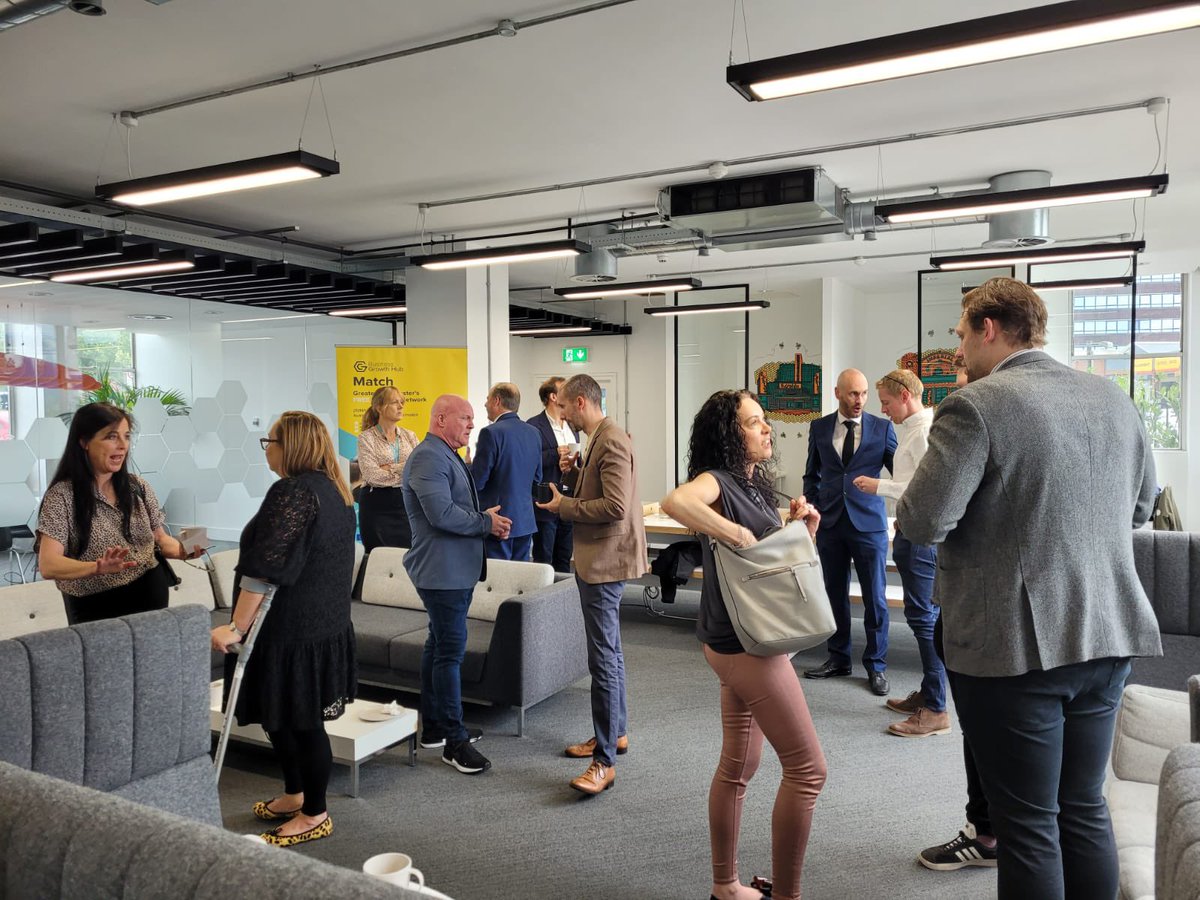 Another successful #BGHMatch event delivered in #Trafford this morning 🤝

To find the full schedule of how we’re bringing businesses together across #GreaterManchester, check out businessgrowthhub.com/match 🗓 

#networking #freeevents