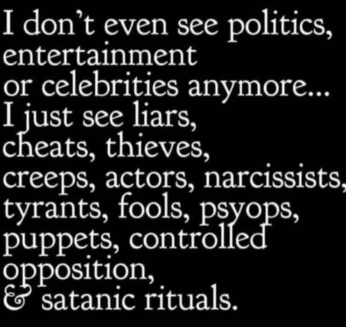 Third eye open 👁 
#politics #puppetshow #celebrities #psyop #tyranny #covidlies #satanicrituals #pedos #nottodaysatan #godweneedyouknow
