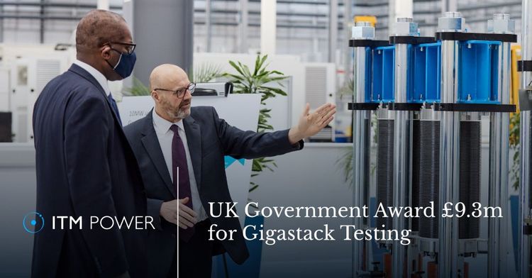 fuelcellsworks's tweet photo. #UKGovernment Award £9.3m for #Gigastack Testing - @ITMPowerPlc, the energy storage and #cleanfuel company, announces that the Company has been awarded a contract - https://t.co/UYPQ8hNd35 #HydrogenNow #HydrogenEconomy #Hydrogen #H2 #CleanHydrogen #Decarbonise #CleanEnergy https://t.co/59H6xCQtcv