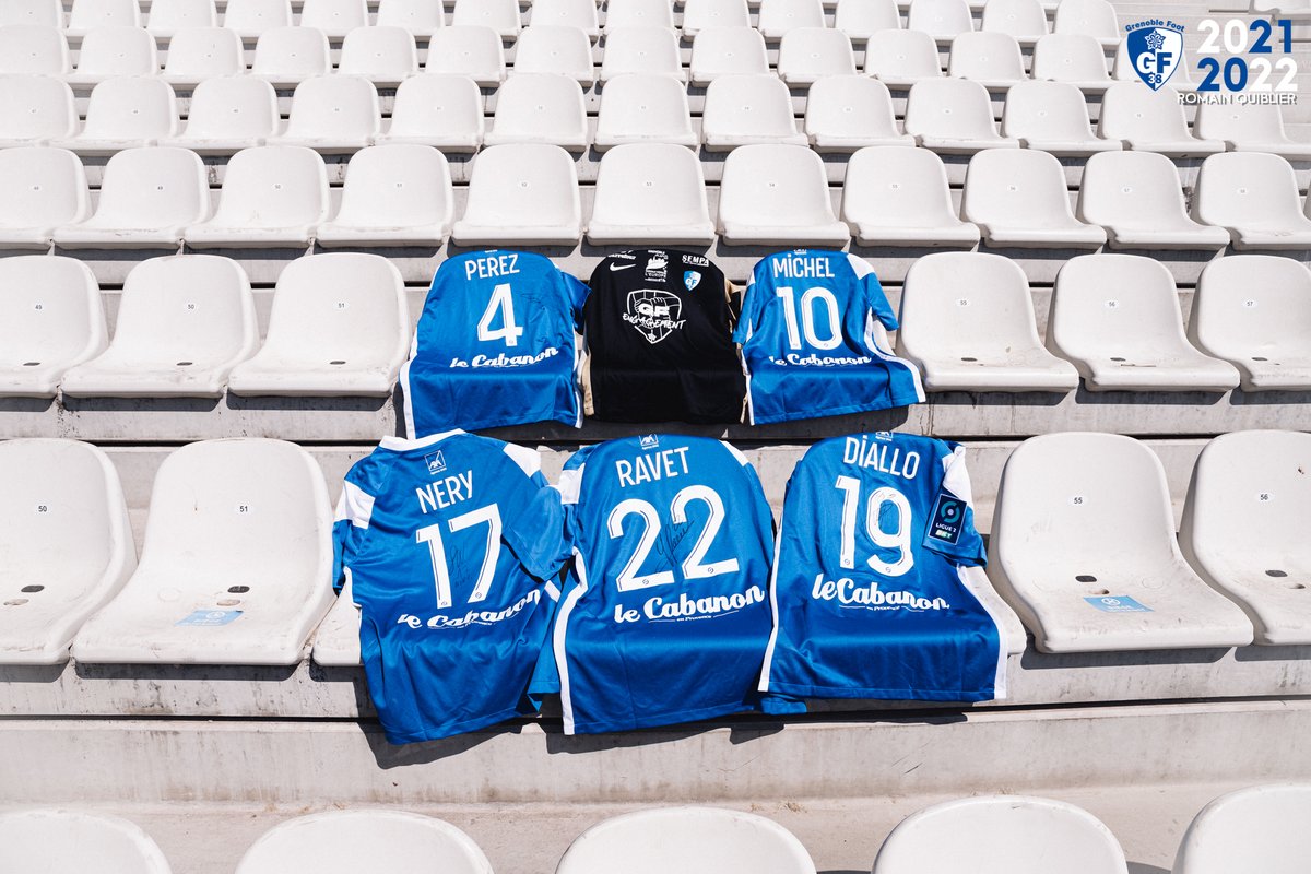GF38_Officiel's tweet photo. CHERS ABONNÉS, GAGNEZ 6 MAILLOTS GF ENGAGEMENT !

Pour remercier ses abonnés du soutien sans faille, le GF38 offre six maillot collectors portés et signés lors de GF38 – Toulouse FC.

https://t.co/6MC3j2VkRz https://t.co/qsA4fv8Fax