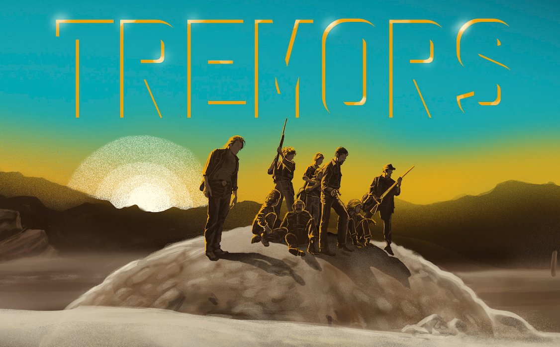 90s cult classic #Tremors is getting the <a href="/ArrowFilmsVideo/">Arrow Video</a> limited edition steelbook release this July, artwork is beautiful! 
wp.me/p7tL4g-2ap