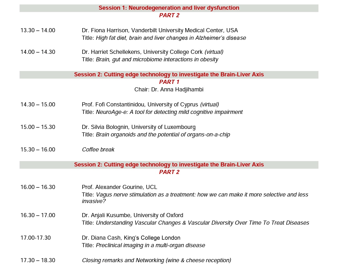 Inst_of_Liver's tweet photo. Afternoon sessions of our #BrainLiverAxis workshop almost on their way!
@AHadjihambi @ChokshiLab @BASLedu @basl_events #LiverTwitter #Brain #Liver #Gut https://t.co/CKKbWRHjs8