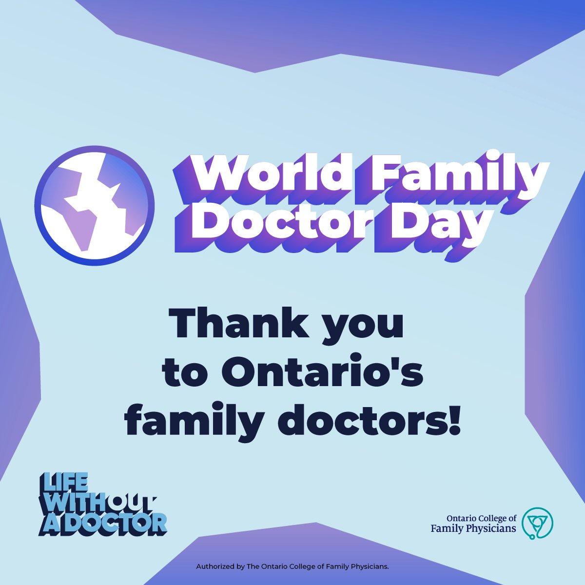 OntarioCollege's tweet photo. On #WorldFamilyDoctorDay let's shine a spotlight on the vital role and outstanding contributions of Ontario’s family doctors. Thank you for your ongoing dedication and commitment to making the health and wellbeing of your patients and communities better. #OnHealth https://t.co/1bQFaRq8nO
