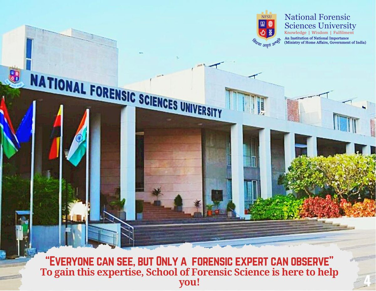 NFSU_Official's tweet photo. NFSU Admissions 2022-23 - School of Forensic Science
For more Information and Admission, Please visit: https://t.co/QBtB3lvPTb
#NFSU #admissions202223 #MScForensicScience #BScMScForensicScience #MScMultimediaForensics #MScForensicBiotechnology #PGinFingerprintScience https://t.co/vCGszCh8G7
