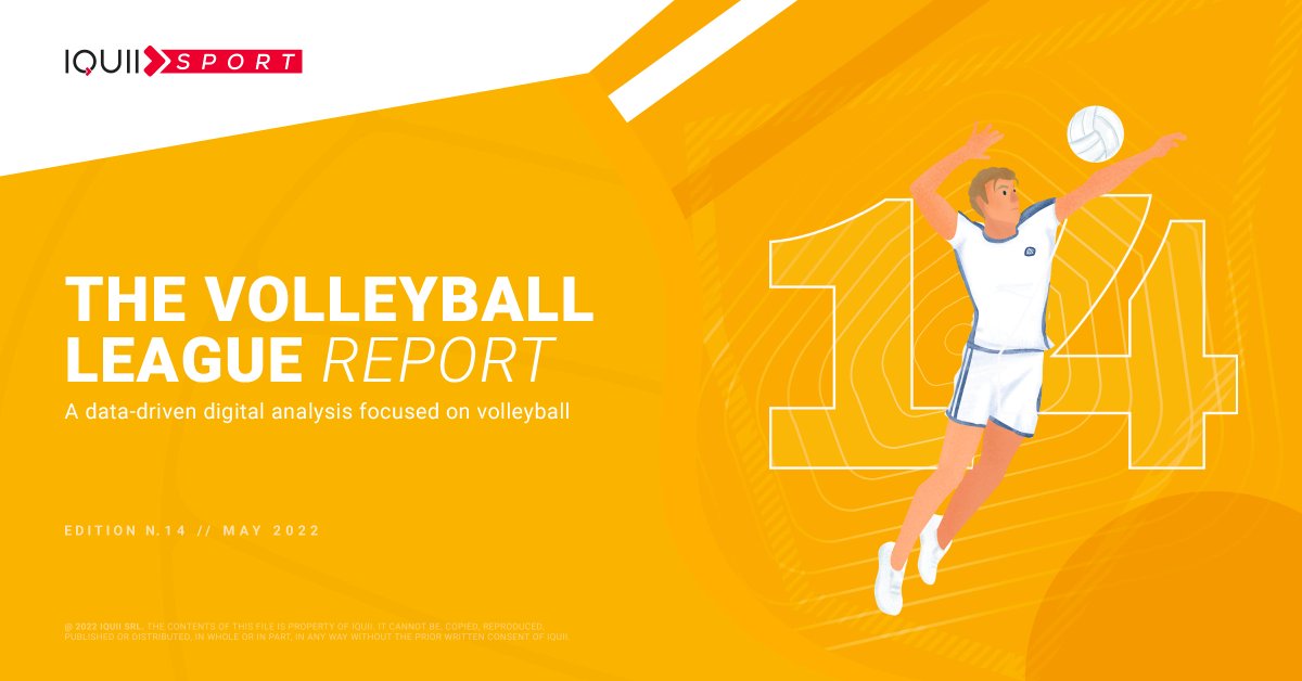 IQUIISport's tweet photo. 🏐 The last #TVLReport of 21/22 is here!
We've just released our study about the social media performances in Italian #volleyball: which Serie A1 and Superlega teams performed better?
If you're not subscribed yet, click here and access all its data! 👉 https://t.co/J8iVIPZTSB https://t.co/1ysV0hoZdW