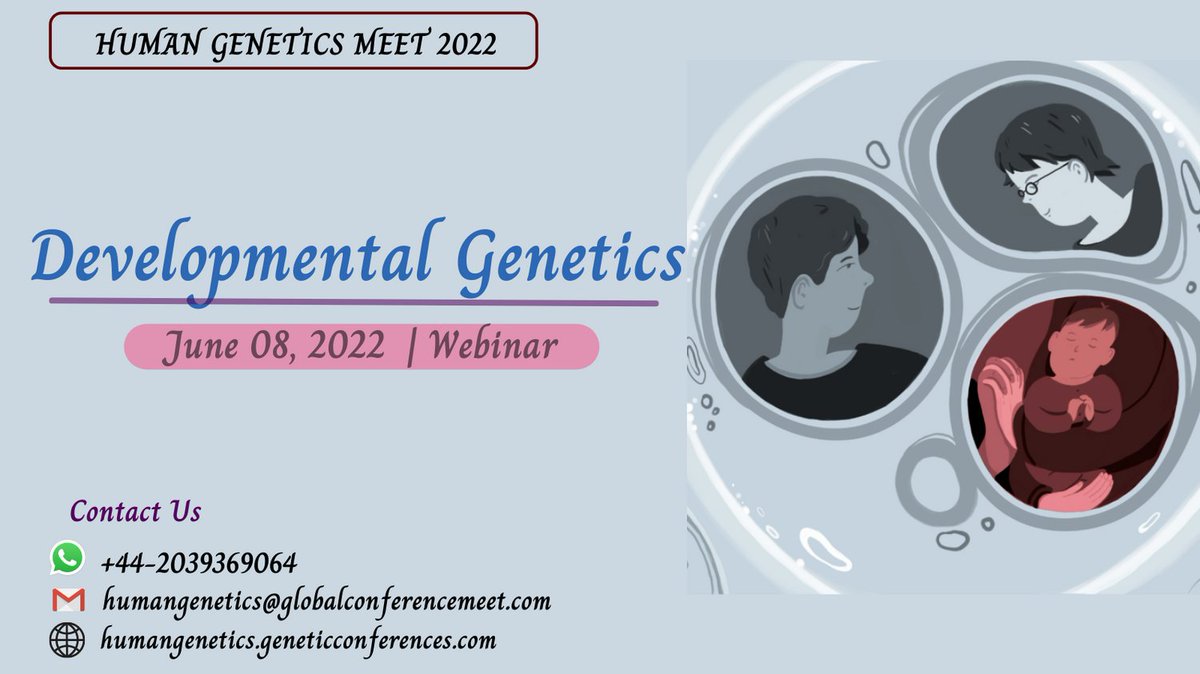 Fertility_Meet's tweet photo. #Developmental processes are guided by information encoded in an organism's #DNA

For more info join our conf: https://t.co/LPg7zg8VVl

#genetics #science #biology #dna #biotechnology #molecularbiology #microbiology #biochemistry #biotech https://t.co/ht2cMc9EC1