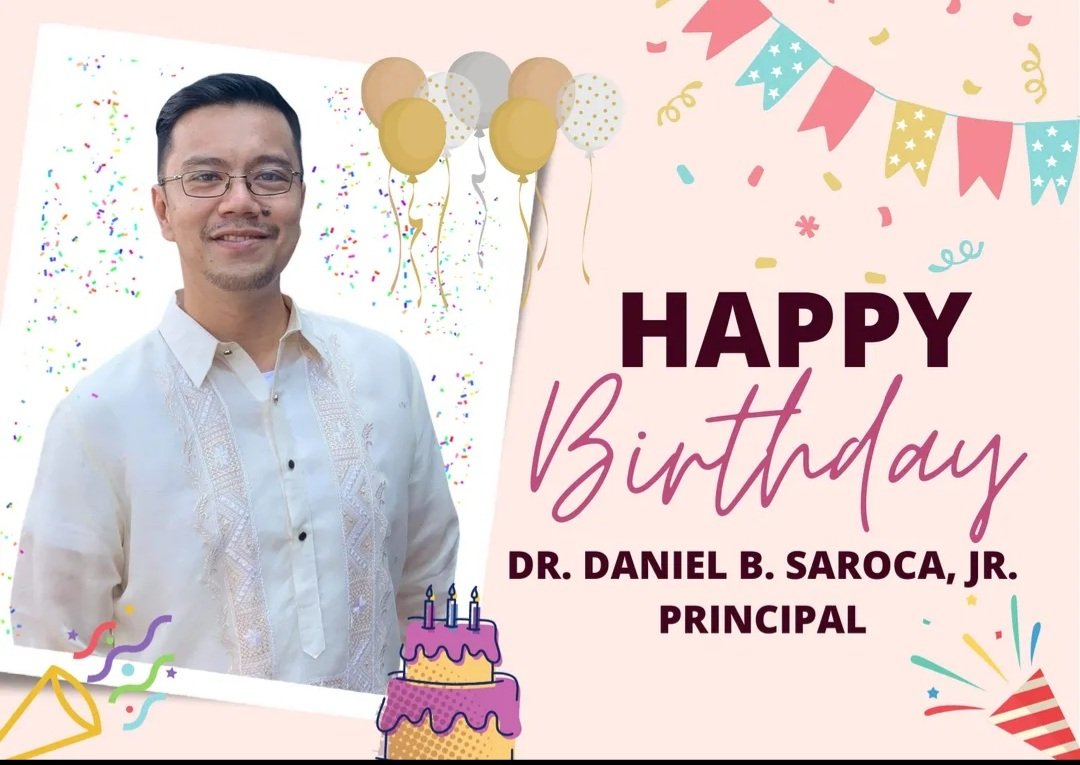 Adamson_1932's tweet photo. Happy Birthday to our dear Principal, Dr. Daniel B. Saroca, Jr. ! May God give you abundant blessings and guidance! https://t.co/TUdecmtlDT