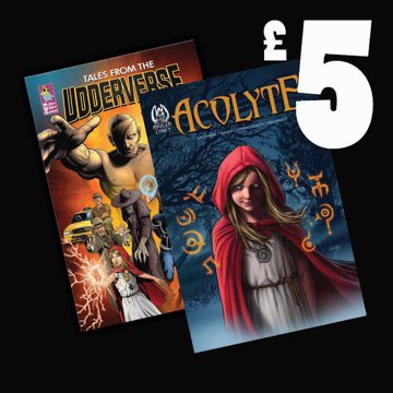 angelicacomics's tweet photo. The #Acolyte story began in “Tales of the Udderverse” with 3 special #prelude stories!! Why not head over to our website https://t.co/mzAIAmHRg1 and  take advantage of the specially priced bundle!!! #artist #art #comicbooks #comic #comicart #drawing #irishcomics #sketch https://t.co/s5bw0xbk4C