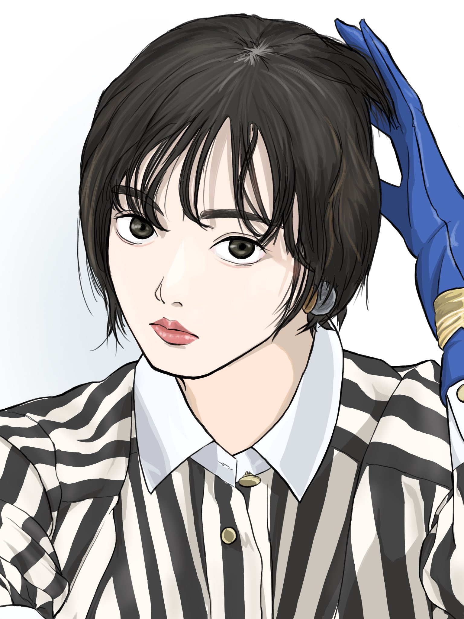 のりを 目力つよつよの友梨奈ちゃんすこ 模写 デジタルイラスト 平手友梨奈 Ginger7月号 T Co Itx2ljb0s5 Twitter