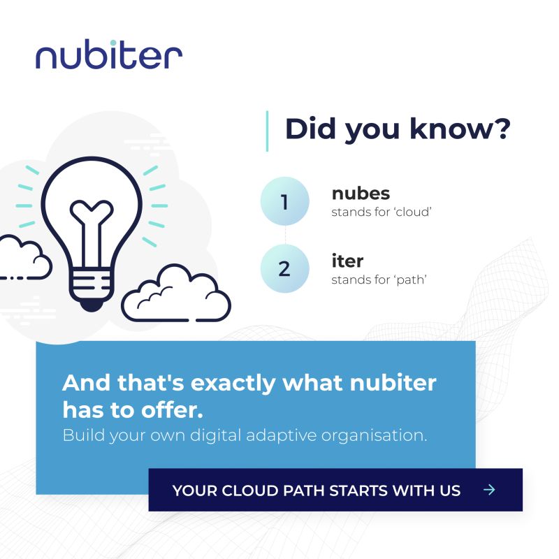 Want to know more? Visit us at nubiter.eu #nubiter #cloud #cloudpath #digitaladaptivity