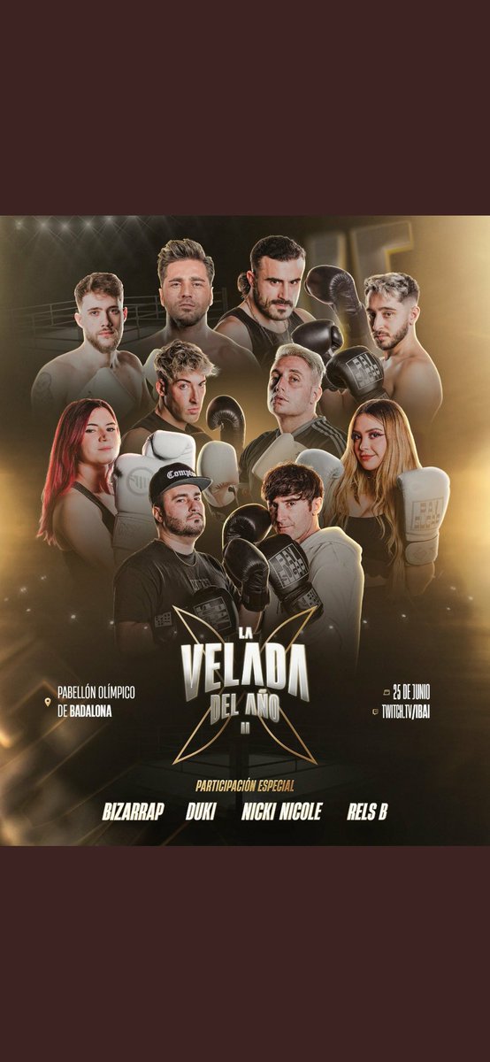 La velada 2... 
Allí estaremos!! 👏👏🙈🙈