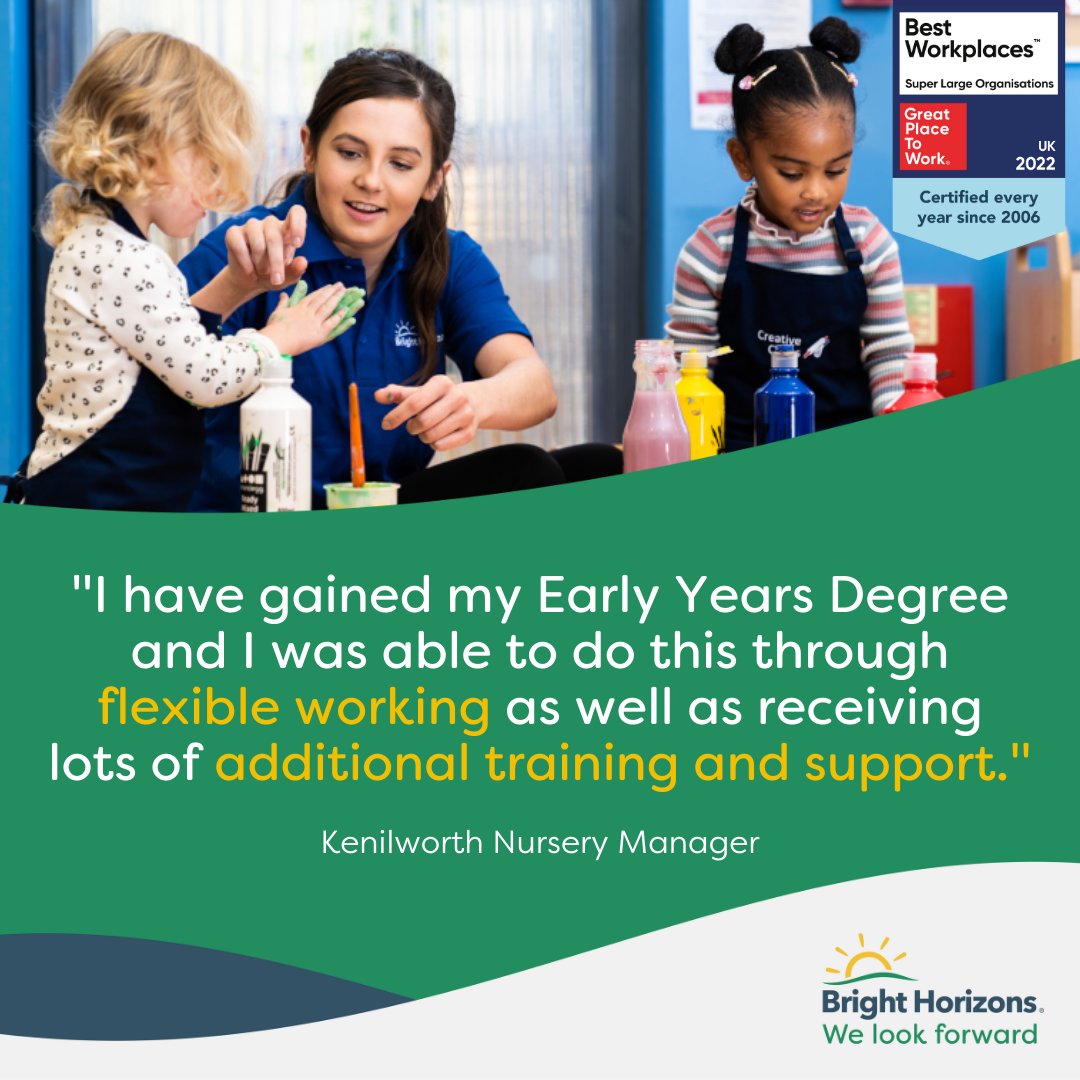 We currently have some amazing career opportunities in our beautifully refurbished #Kenilworth nursery - a historic school set on the edge of the Warwickshire countryside. #flexibleworking