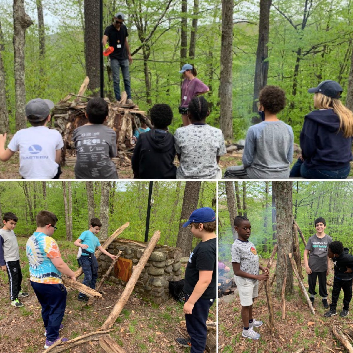 Leman_Gr5's tweet photo. Day 1 highlights from @frostvalley include gliding through the trees, learning about outdoor living skills, &amp; exploring our new home away from home! #nature #greatoutdoors #teamwork #risktakers #memories https://t.co/Rrpmc4W9cT