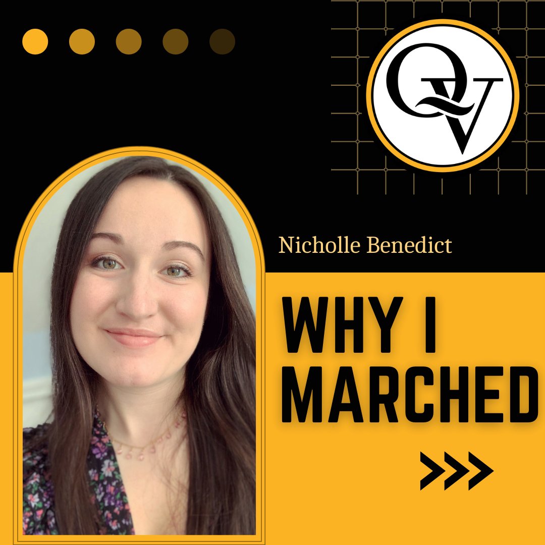 QVHSBandOrch's tweet photo. Today's #whyimarched #thowbackthursday features Nicholle Benedict from the Class of 2014! https://t.co/vDHFRFxAr7