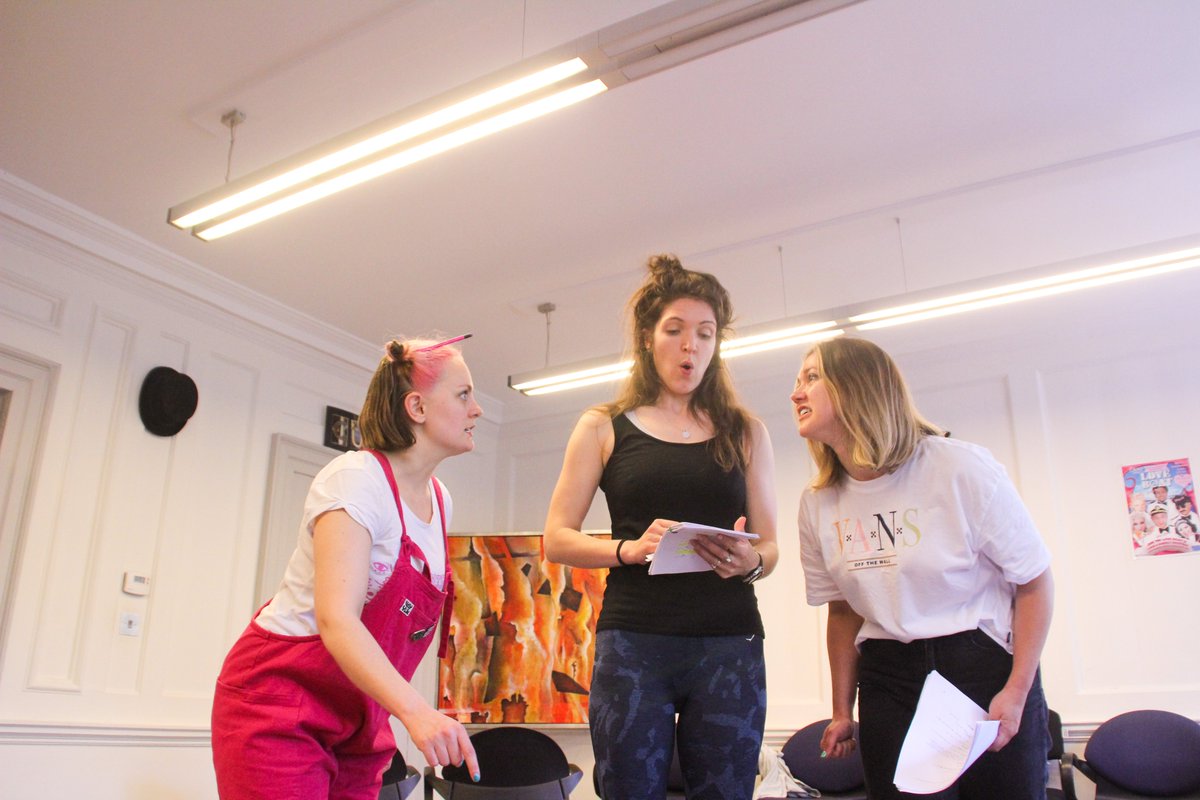 Rehearsals are well underway with a brilliant team involved. So proud of how hard everyone is working!

Tickets here: bit.ly/GPBDtickets

#theatre #fringetheatre #comedy #funnywomen