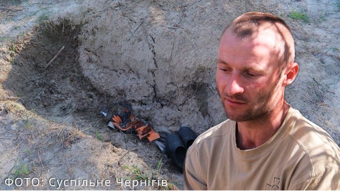 avalaina's tweet photo. Horrible story from the Chernihiv region. Mykola Kulichenko was shot together with his two brothers by Russians. They pushed them into a pit and covered with earth. Despite his bound legs and arms, Mykola got out of the grave. He was sheltered and hidden by a woman in a village https://t.co/PIvJN5Rgzf