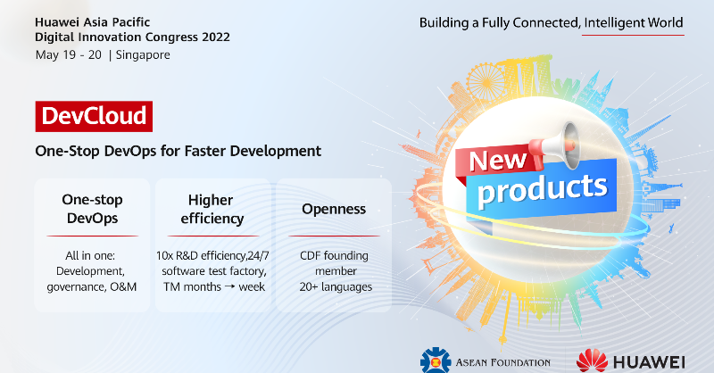 HuaweiCloud1's tweet photo. Sneak a peek at our newly launched products!

#HUAWEICLOUD announced 4 new products during the Huawei APAC Digital Innovation Congress 2022: SparkRTC, DevCloud, Global Acceleration and GaussDB (for openGauss).

Find out more: https://t.co/XTxdsGY3CY

#FORinnovationDigitalAPAC
