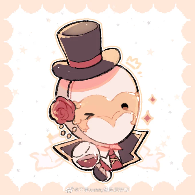 🌟演繹の星-SD(特別PV出場順)
庭師
空軍
医師
リッパー

via weibo 不是sunny酱是尼桑啦
#第五人格イラスト 
#IdentityVfanart 
#演繹の星 