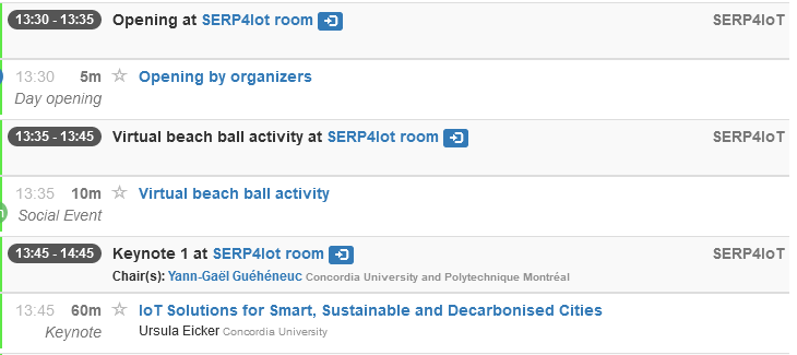 serp4iot's tweet photo. Starting now! ⏰ Some intros and welcome activities, and then we will have our first keynote on "IoT Solutions for Smart, Sustainable and Decarbonised Cities" 📢 #ICSE2022 #SERP4IoT #iot https://t.co/xtQULwdb7g