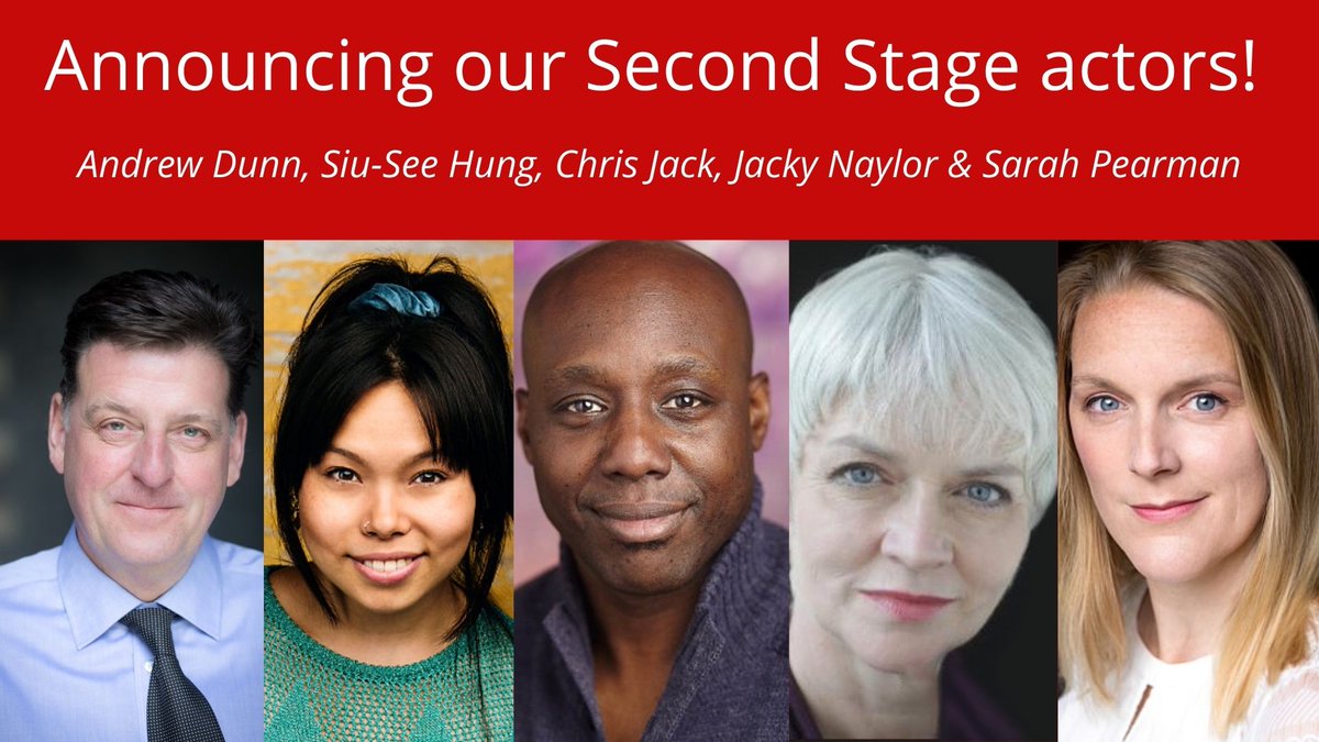 Last year, over 300 plays were submitted to our literary department. On Monday evening, #SecondStage will showcase and celebrate some we think you'll enjoy 🙌🏽

This rehearsed reading features excerpts from the following new pieces of work...(1/2)