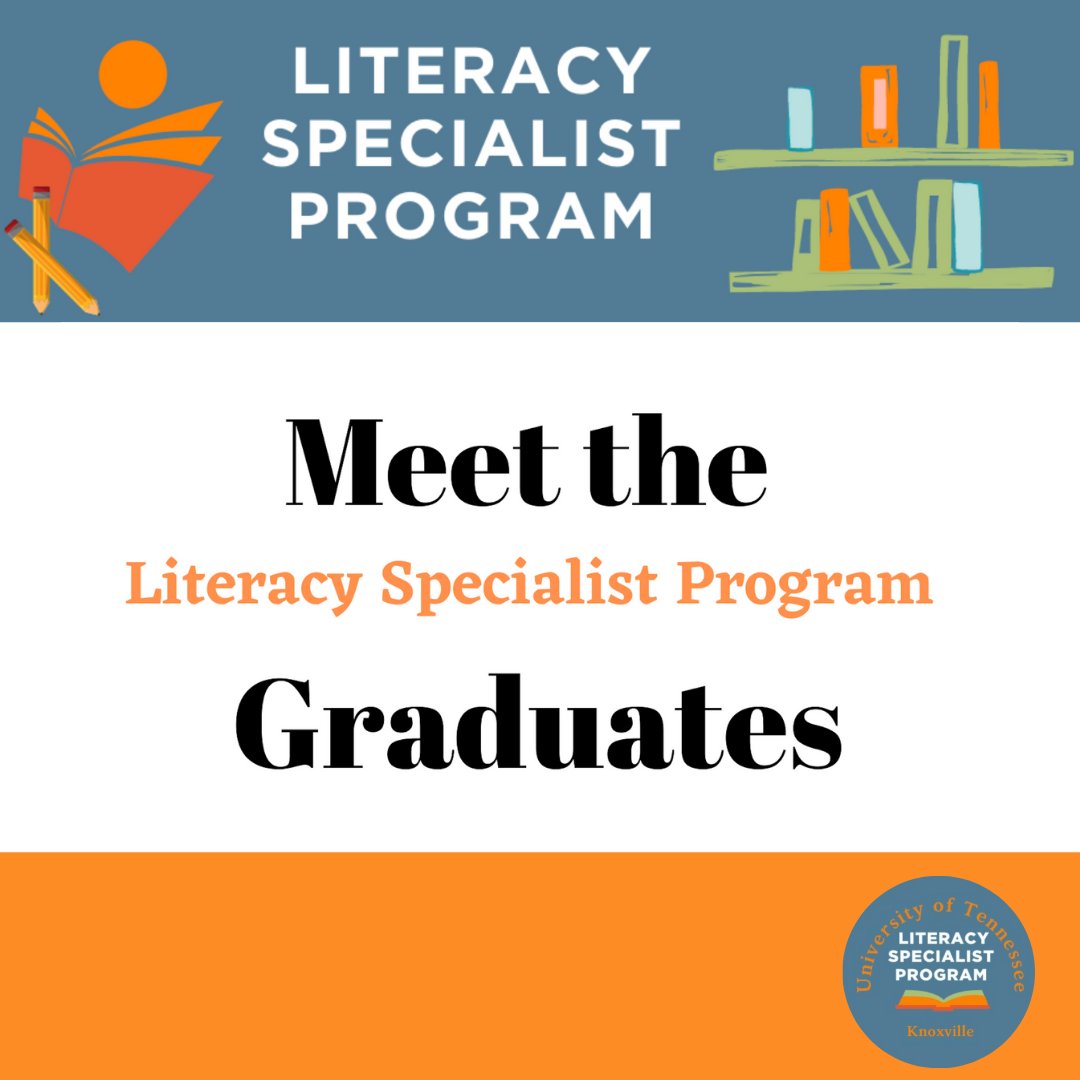 utkLiteracy's tweet photo. Meet the UTK Literacy Specialist Program Graduates!

Are you considering a degree in Literacy? The University of Tennessee offers several Literacy pathways for undergraduates, graduates, and doctoral students. Learn more from the LSP Grad Students! https://t.co/t4iy5kNp3r