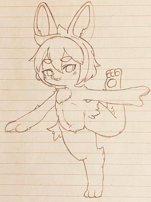 身体とパーツのバランスを調整✏️
可愛くなってきたかも...! 