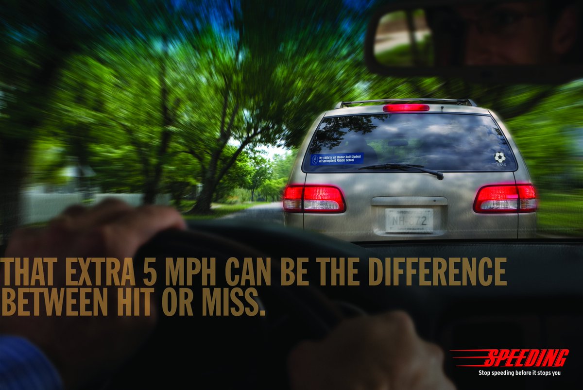 The Apopka Police Department is reminding you to Obey The Sign or Pay The Fine. That extra 5 miles per hour can be the difference between hit or miss. 
Speeding: Stop speeding before it stops you. #NHTSA #ApopkaPolice #Speeding
