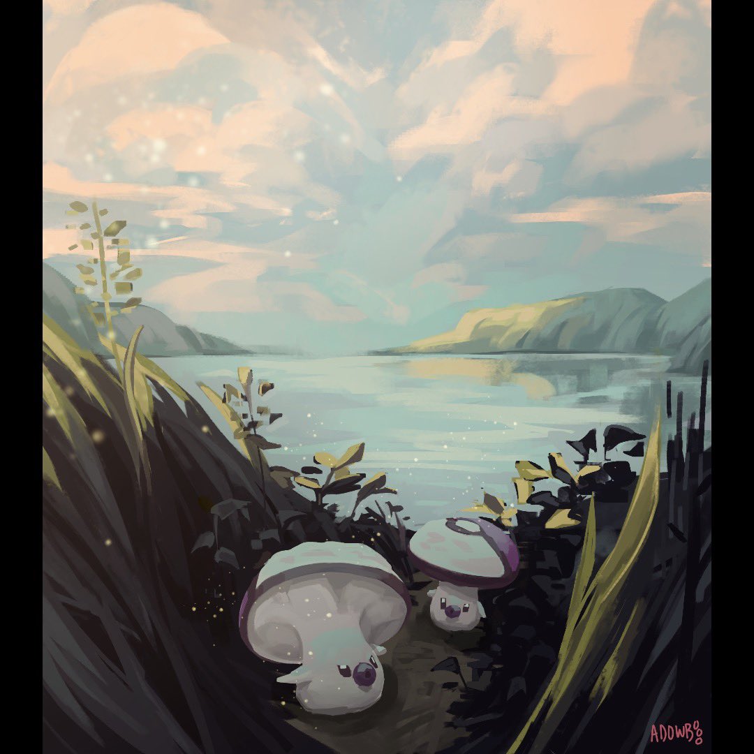 adowbooo's tweet photo. foonguses (foongusi?) ft. the best feature implemented in the best pokemon game ever: hidden grottoes ✊🥰

#pokemon #artph https://t.co/AgdIXPCjpf