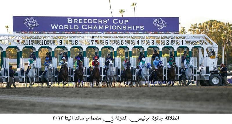 The #UAEPresidentCup has always taken Arabian racing to the world stage. Its 2013 rendition witnessed the race run at Santa Anita Park at the Breeders Cup World Championships.