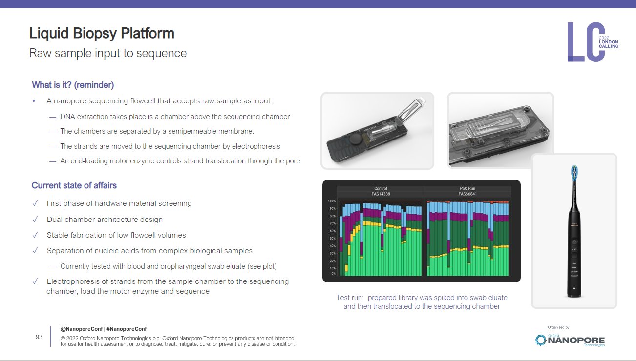 Oxford Nanopore on Twitter "CB looking forward to raw sample to