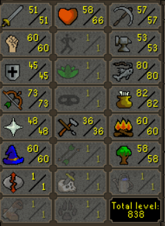Stopperi1's tweet photo. Before and after two weeks and 60,000 feathers we're finally changing the activity.

Next up: Full completion of beginner clue log

#OSRS #Tileman #UIM #F2P https://t.co/LaxkexxPBm