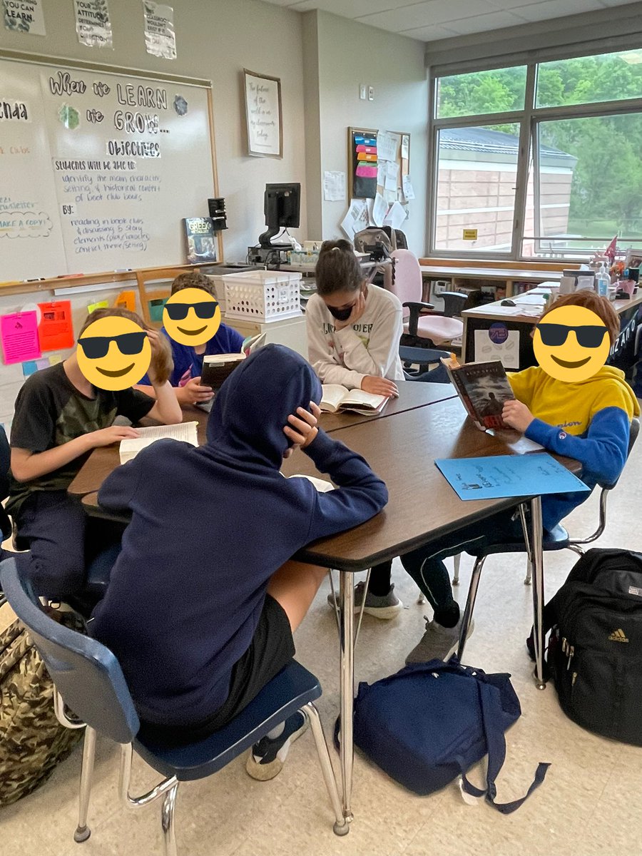 MsAAnzano's tweet photo. Overheard in 6 West #historicalfiction #bookclubs:“Oh my gosh, this is getting REALLY good!” Students are immersed in a variety of settings spanning all different spaces, places, &amp; times! A true overlap of SS and ELA 📖 @MelissaIamonico @jennkthompson @SevenBridgesMS #WeAre7B https://t.co/iRvWFECQd5