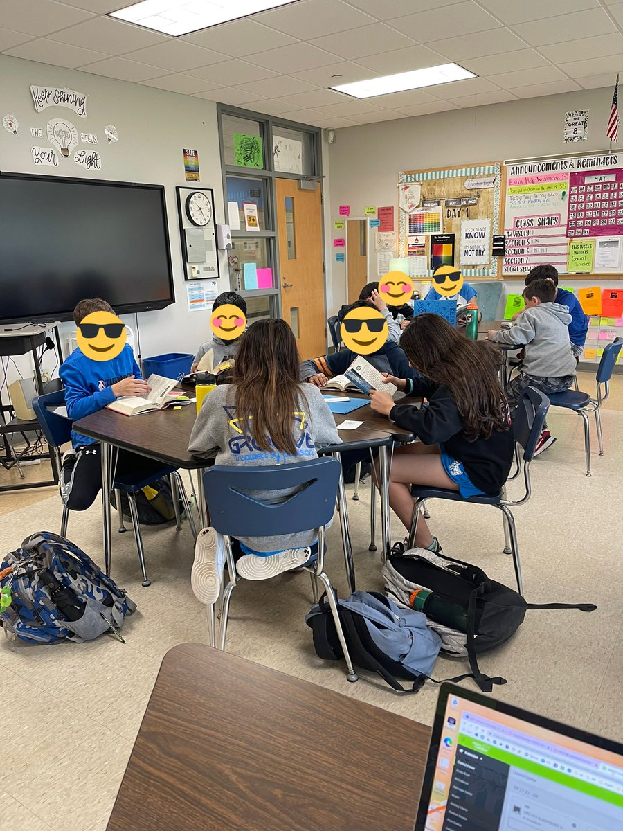 MsAAnzano's tweet photo. Overheard in 6 West #historicalfiction #bookclubs:“Oh my gosh, this is getting REALLY good!” Students are immersed in a variety of settings spanning all different spaces, places, &amp; times! A true overlap of SS and ELA 📖 @MelissaIamonico @jennkthompson @SevenBridgesMS #WeAre7B https://t.co/iRvWFECQd5