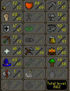 Stopperi1's tweet photo. Before and after two weeks and 60,000 feathers we're finally changing the activity.

Next up: Full completion of beginner clue log

#OSRS #Tileman #UIM #F2P https://t.co/LaxkexxPBm