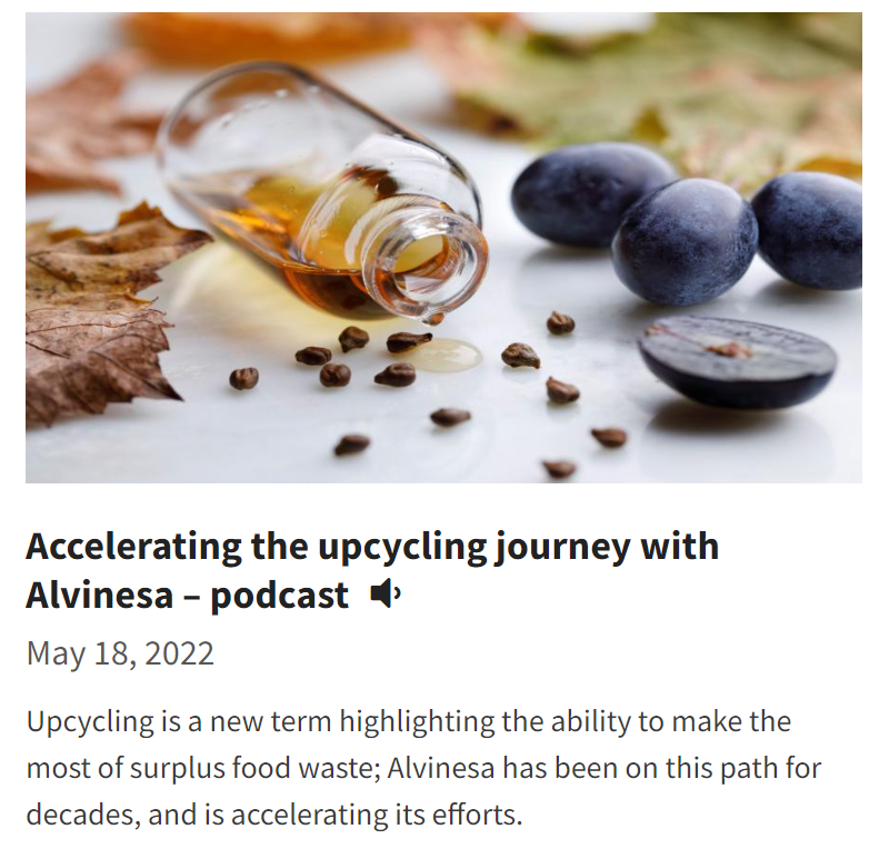 AlvinesaNatural's tweet photo. .@HeatherGranato talks #upcycling with
@AlvinesaNatural CEO Jordi Ferre on the
@vfoodsinsights podcast. #sustainability #circulareconomy #polyphenols #grapeextract https://t.co/Cgr14fCIqt https://t.co/vMWrKMFcHy