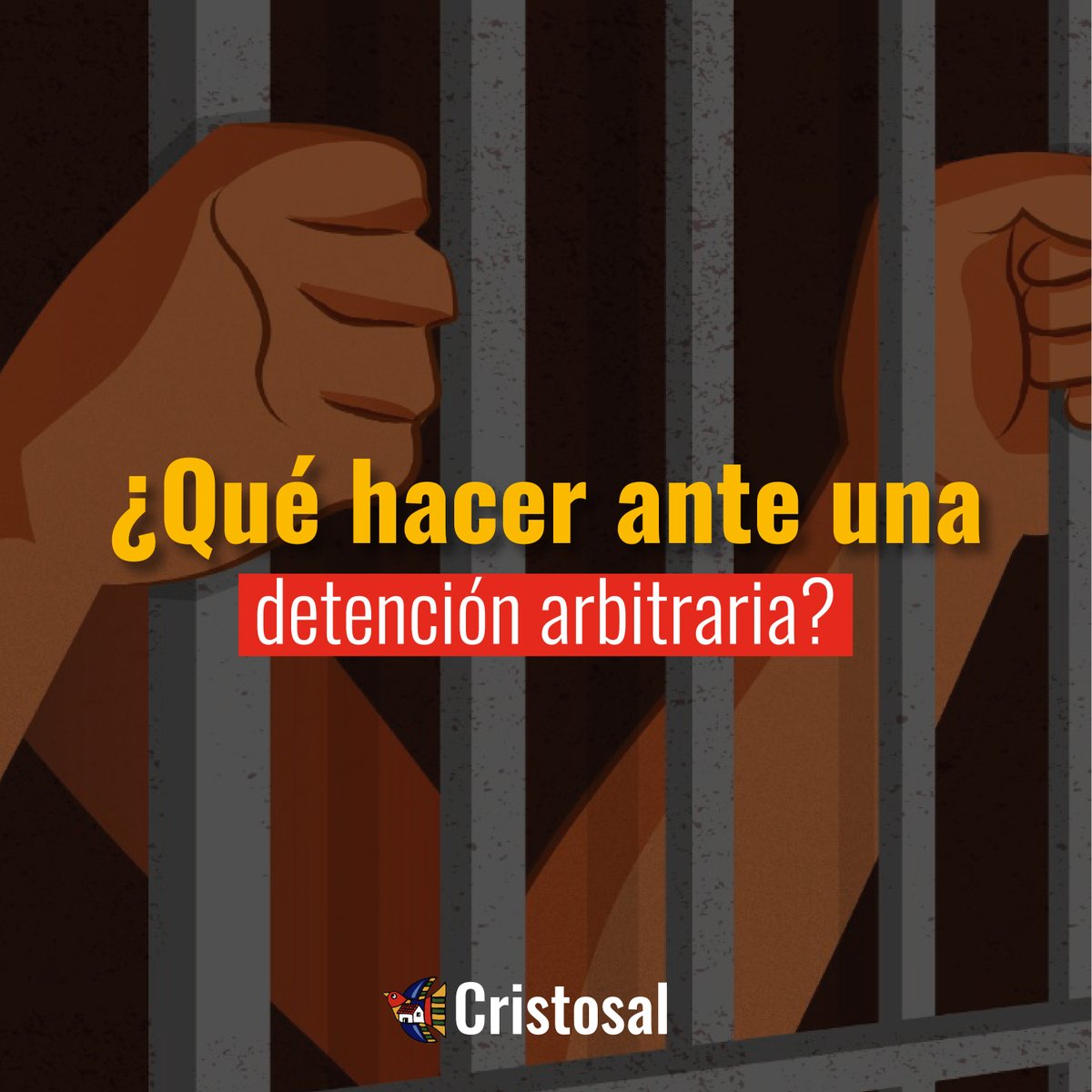 Cristosal's tweet photo. #RégimendeExcepción | ¿Qué podemos hacer ante una detención arbitraria? 🧐🧵👇 https://t.co/y7Yxr3B7k2