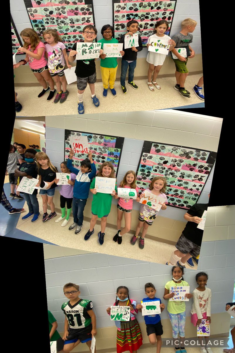 What a magical morning seeing so many of my zippy zebras during the Parade of Graduates at MECC💚#MasonMoment