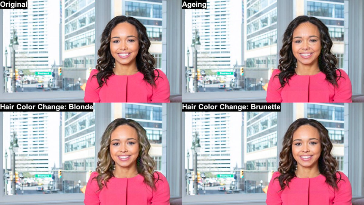 WolframResearch's tweet image. New in the #WolframNetRepo: Have fun with face editing with the newest #neuralnetwork model StarGAN Trained on CelebA Data. wolfr.am/14zrmPyY1 

Thank you @yunjey_choi, @minje__choi, @JungWooHa2 from @ClovaAiLab for the #AI model. wolfr.am/14zqDPzns