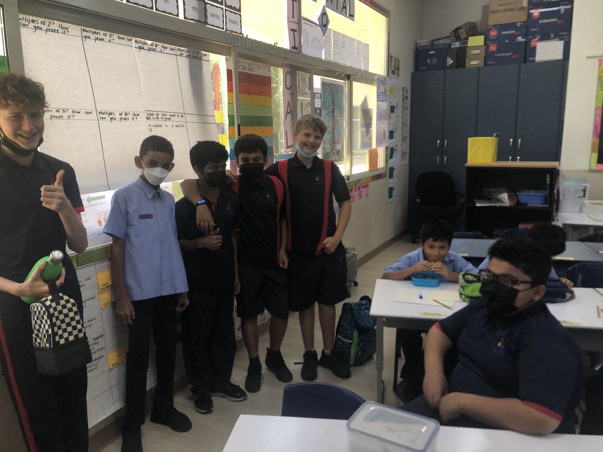 AIS_Grade5's tweet photo. Future leaders in the making? Thanks to the fabulous year 6 school captains for giving us insight into the lives of a senior leader at our “Meet the Captains Mixer.” We’ve got more confidence and ideas to complete our expressions of interest applications #! #AISGrade5 #AISGrade6 https://t.co/MzfRiHNkeO