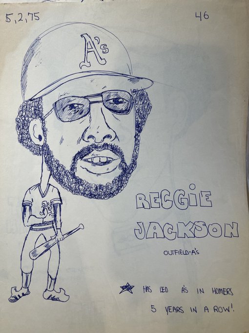 Reggie Jackson  done as a 14 year old Happy BDAY 