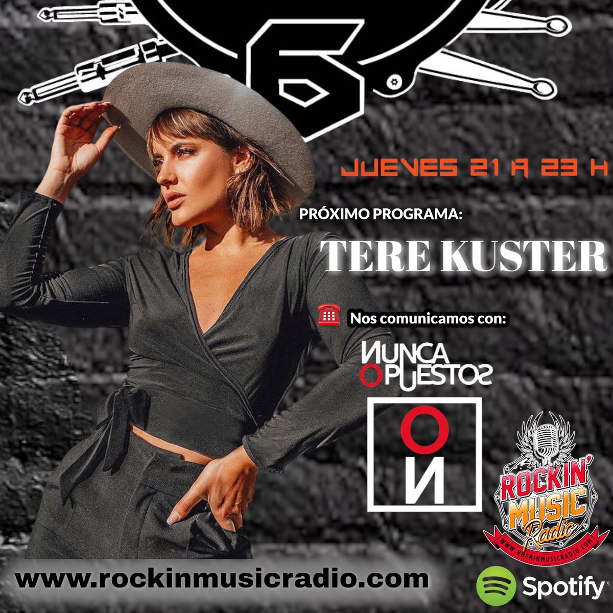 Esta noche!! Tercer capítulo de nuestra 6ta. Temporada. Nos escuchamos en vivo por rockinmusicradio.com