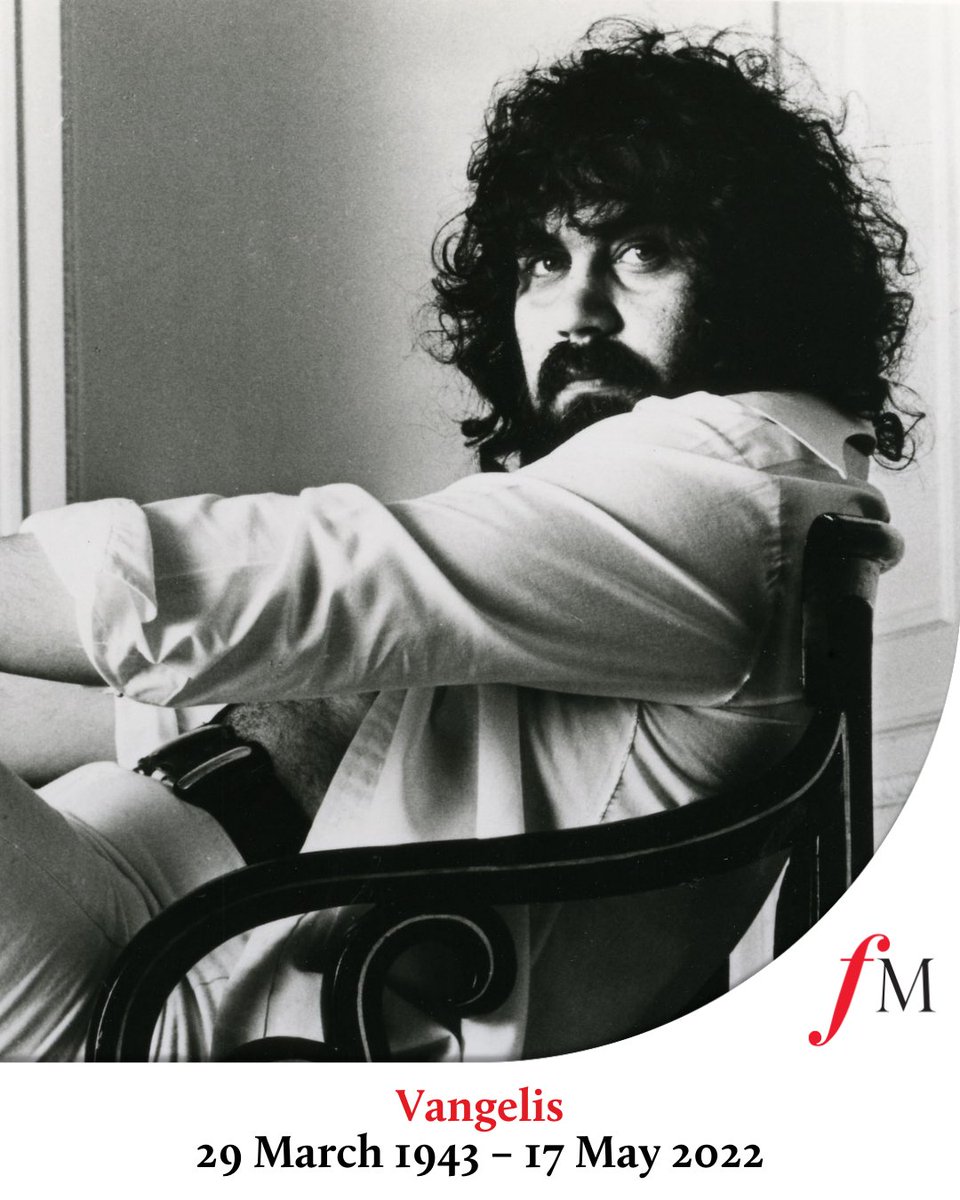ClassicFM's tweet photo. A giant of music has departed. Rest in peace, Vangelis. https://t.co/A3GwUnGZDW