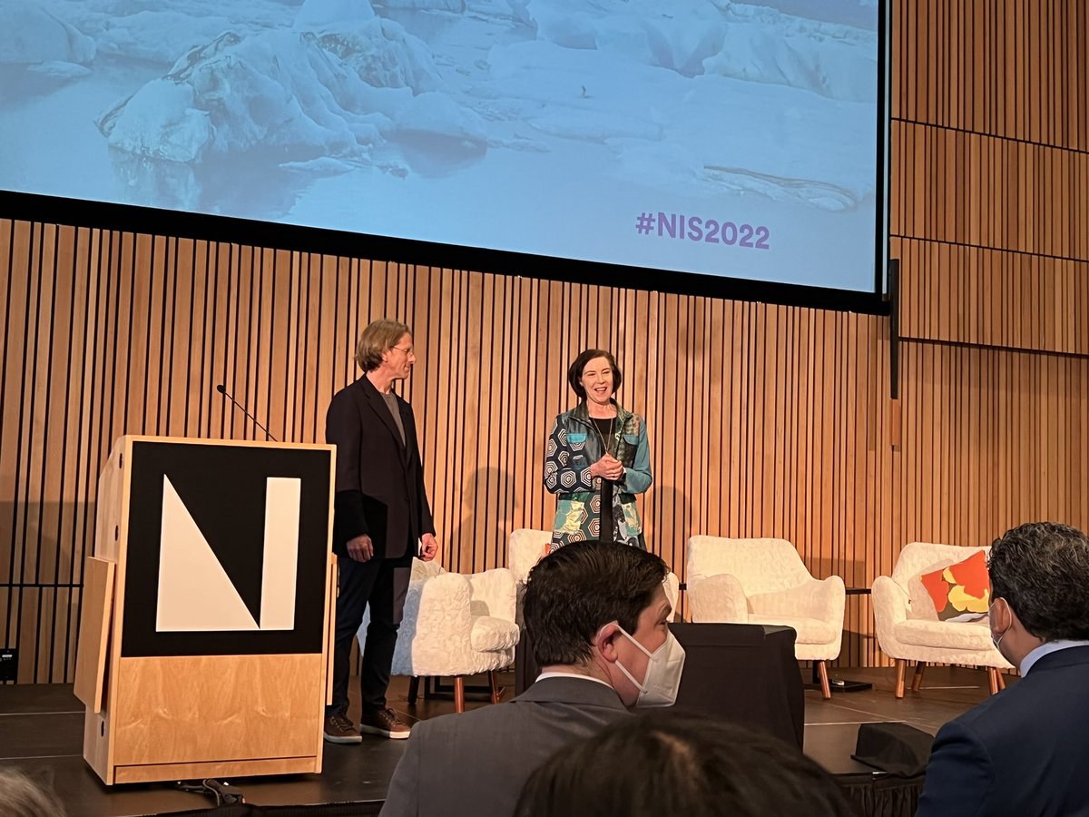 Excited to be back in Seattle at #NIS2022 such a warm and friendly opening with familiar faces Birger Steen and Tuula Rytilä
