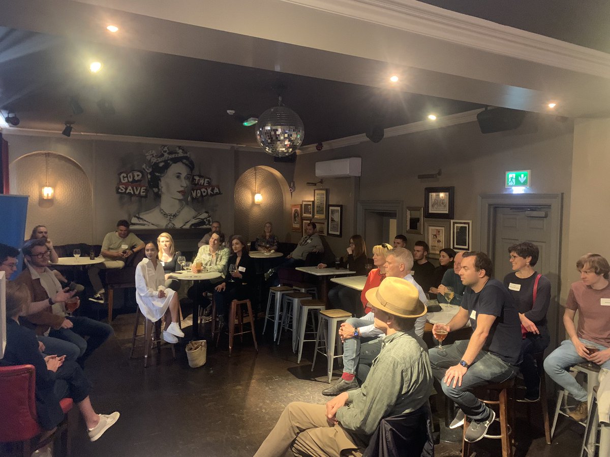 Tonight at Third Thursday the theme is AI &amp; Machine Learning.. let’s Q&amp;A with our awesome panel  <a href="/rosiestones/">Rosie Bennett</a> <a href="/mysticdotai/">Mystic</a> - thx to @bathbid @Bristol_BathRD <a href="/SETsquaredBath/">SETsquared Bath</a>