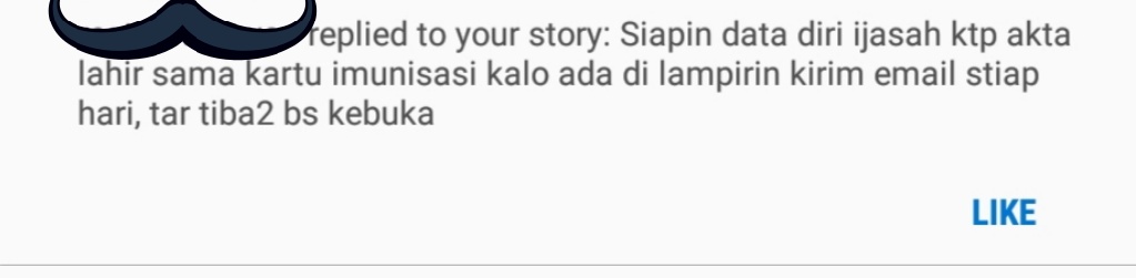 Ngarepnya cuma diliat storynya, eh di reply wkwkw 🤪