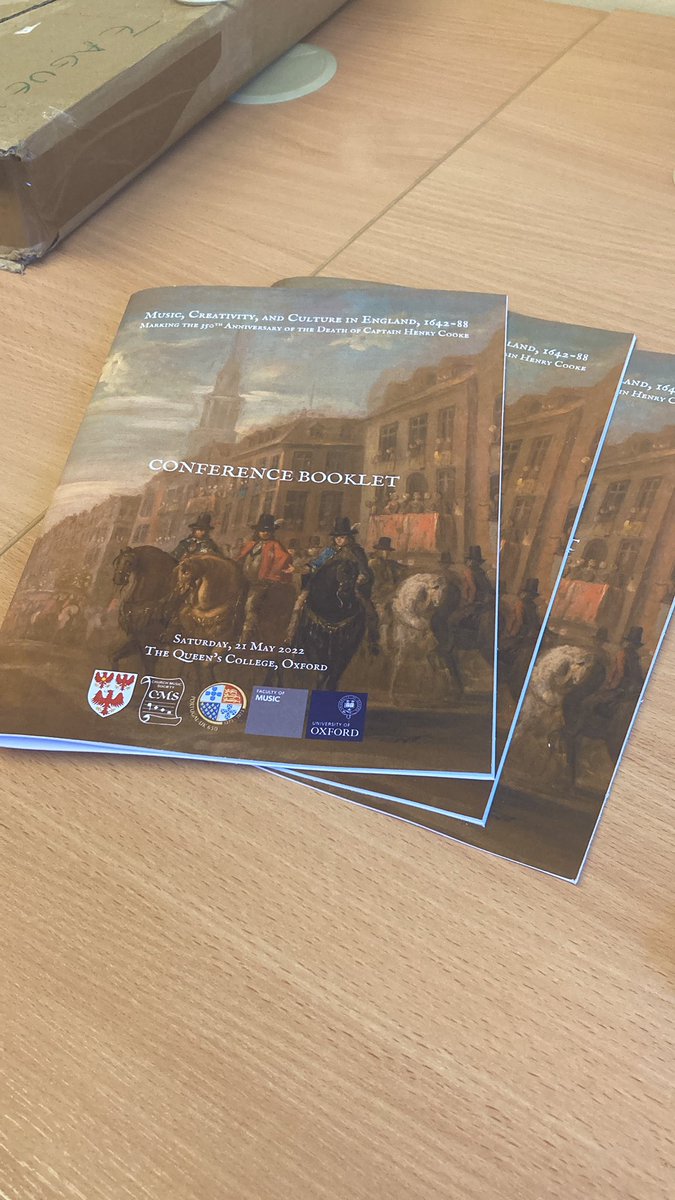 Samuel Teague (@samuelgteague) on Twitter photo Conference booklets are all printed and ready to go for #musiccreativityculture2022 @QueensCollegeOx! Tickets are still available for the concert, featuring <a href="/Queenschoir/">Choir of The Queen's College, Oxford</a> <a href="/timeandtruthoxf/">Instruments of Time and Truth</a> <a href="/OwenLRees/">Owen Rees</a> from queenschoir.com/tickets! Conference booklets are all printed and ready to go for #musiccreativityculture2022 @QueensCollegeOx! Tickets are still available for the concert, featuring <a href="/Queenschoir/">Choir of The Queen's College, Oxford</a> <a href="/timeandtruthoxf/">Instruments of Time and Truth</a> <a href="/OwenLRees/">Owen Rees</a> from queenschoir.com/tickets!