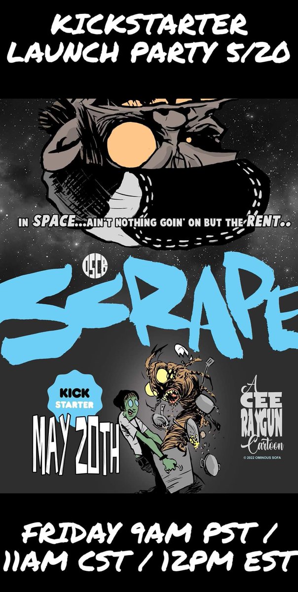 gkwordsmith's tweet photo. Tomorrow!!!

Check out @CeeRaygun on #Kickstarter #indiecomics #space #comics #spacedennys #RickandMorty #80smovies #cartoon https://t.co/bEEJan6kbv