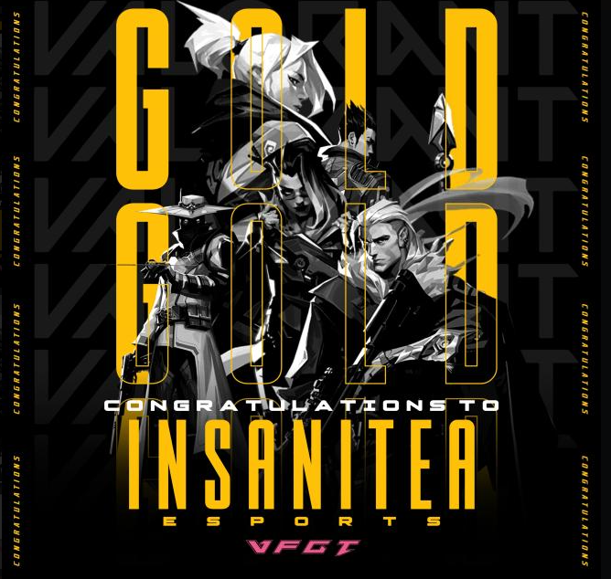 InsaniteaH's tweet photo. Insanitea wins Champion on VFGT!
#Valorant #eSports https://t.co/9DDEGNDMNG
