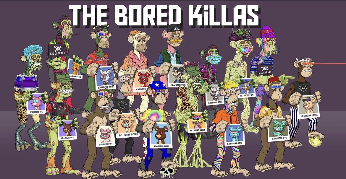 I know it can be confusing with all these new overnight bear projects trying to capitalize on this new 🐻craze. But don't fall for it!! <a href="/killabearsnft/">KILLABEARS 🐻</a>  was here before the crash and will be here for the next Bull run! 💚💛💜
#bearmarket #killabears #killacommunity #boredkillas